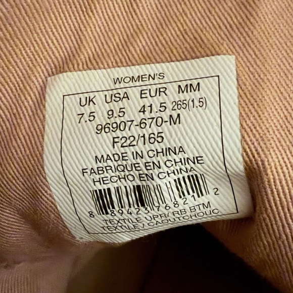 Palladium Pink Twill Chunky Platform Lace-Up/Side Zipper Boots - Picture 9 of 9